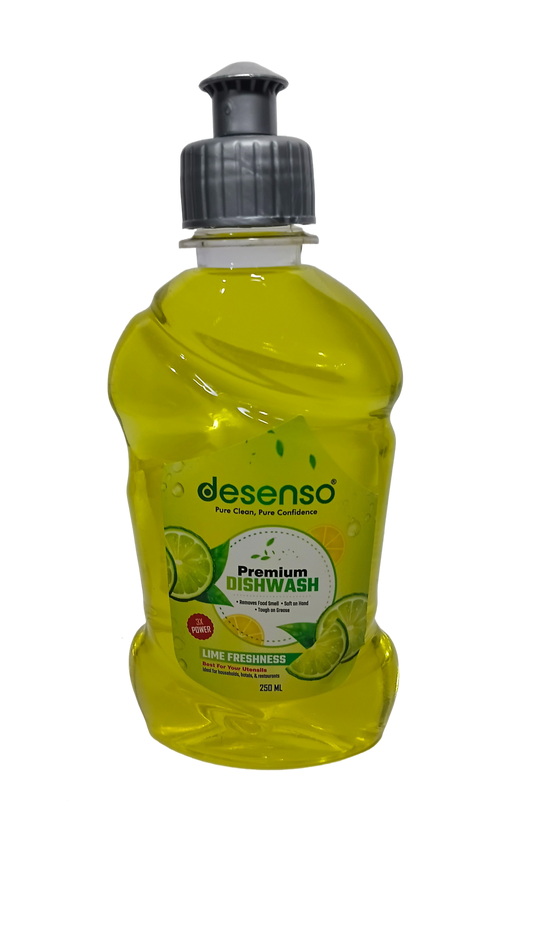 Desenso Lemon Dish Wash – Powerful Grease Cleaner with Fresh Lemon 250ml