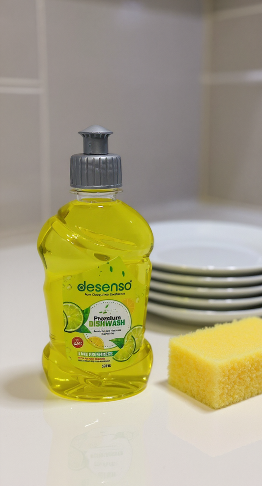 Desenso Lemon Dish Wash – Powerful Grease Cleaner with Fresh Lemon 250ml